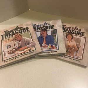 Y2K Trash To Treasure Craft DIY Art Book 3 Volume Lot  Copyright 2001 - 2003